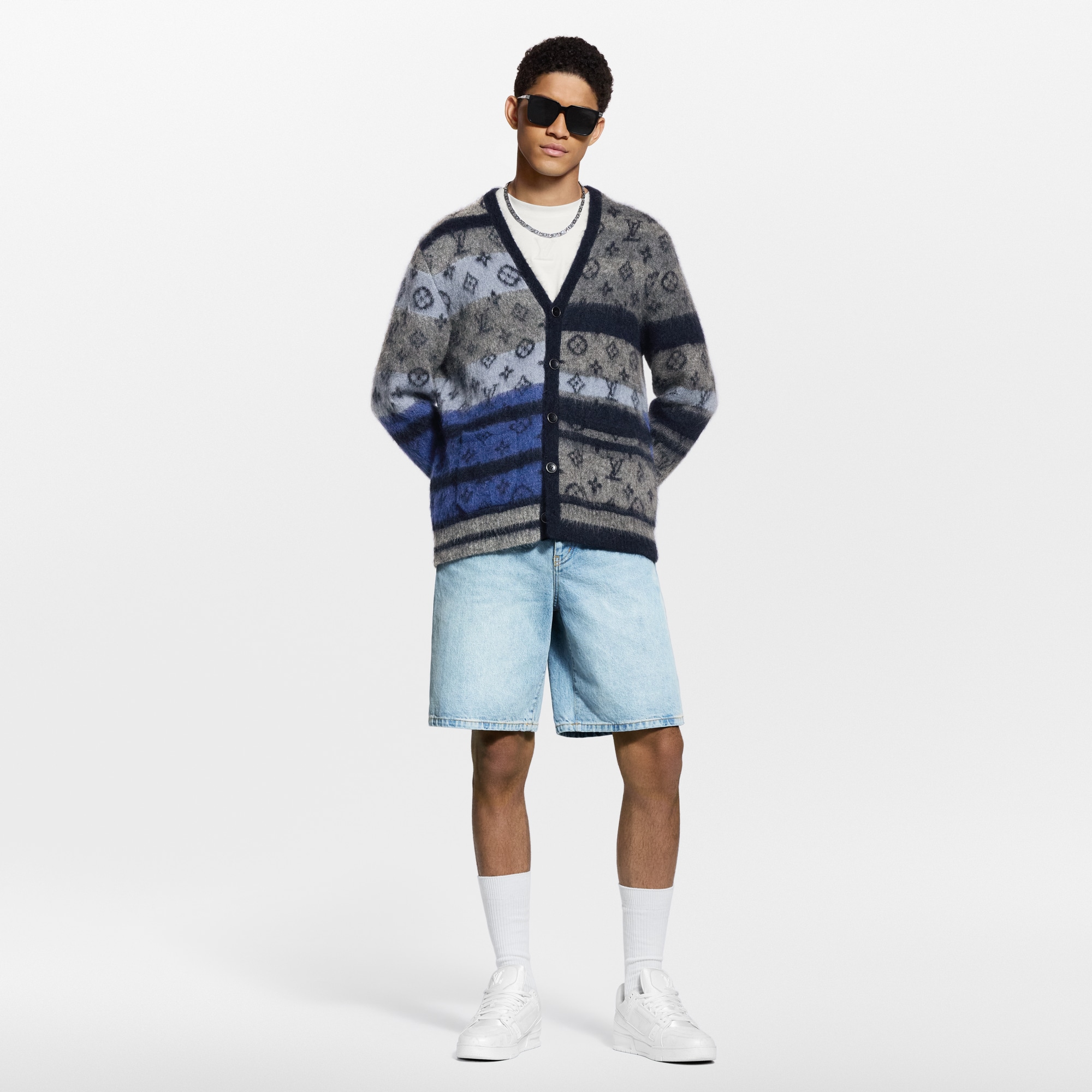Monogram Mohair Cardigan - Men - Ready-to-Wear | LOUIS VUITTON ®